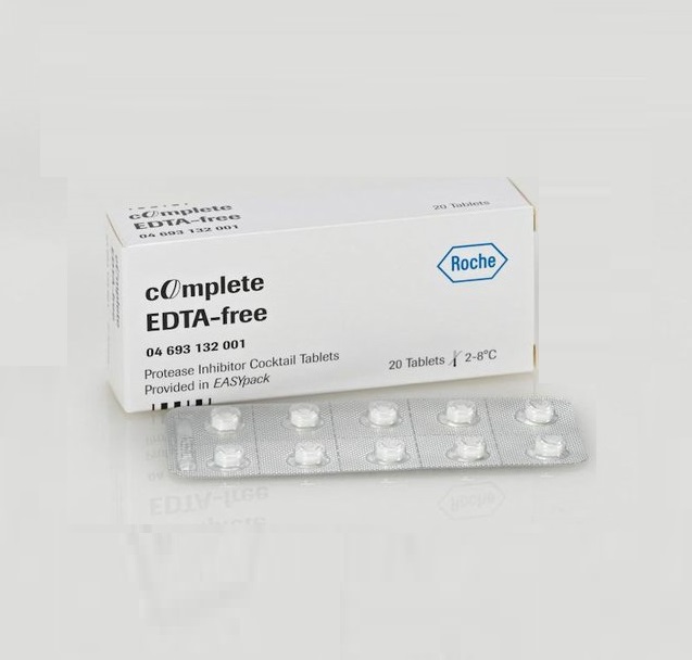 cOmplete™, Mini, EDTAfree Protease Inhibitor Cocktail 您的科研物资战略合作伙伴